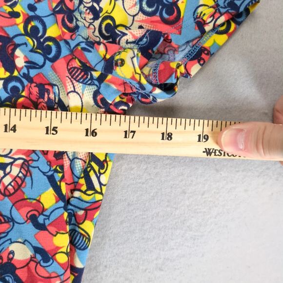 Lularoe Disney Mickey Mouse Print High-Low Shirt Women's S Short Sleeve Cartoon - Picture 7 of 10